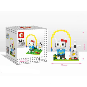 Jouet de promotion de blocs de construction mini kitty mini (H9965046)